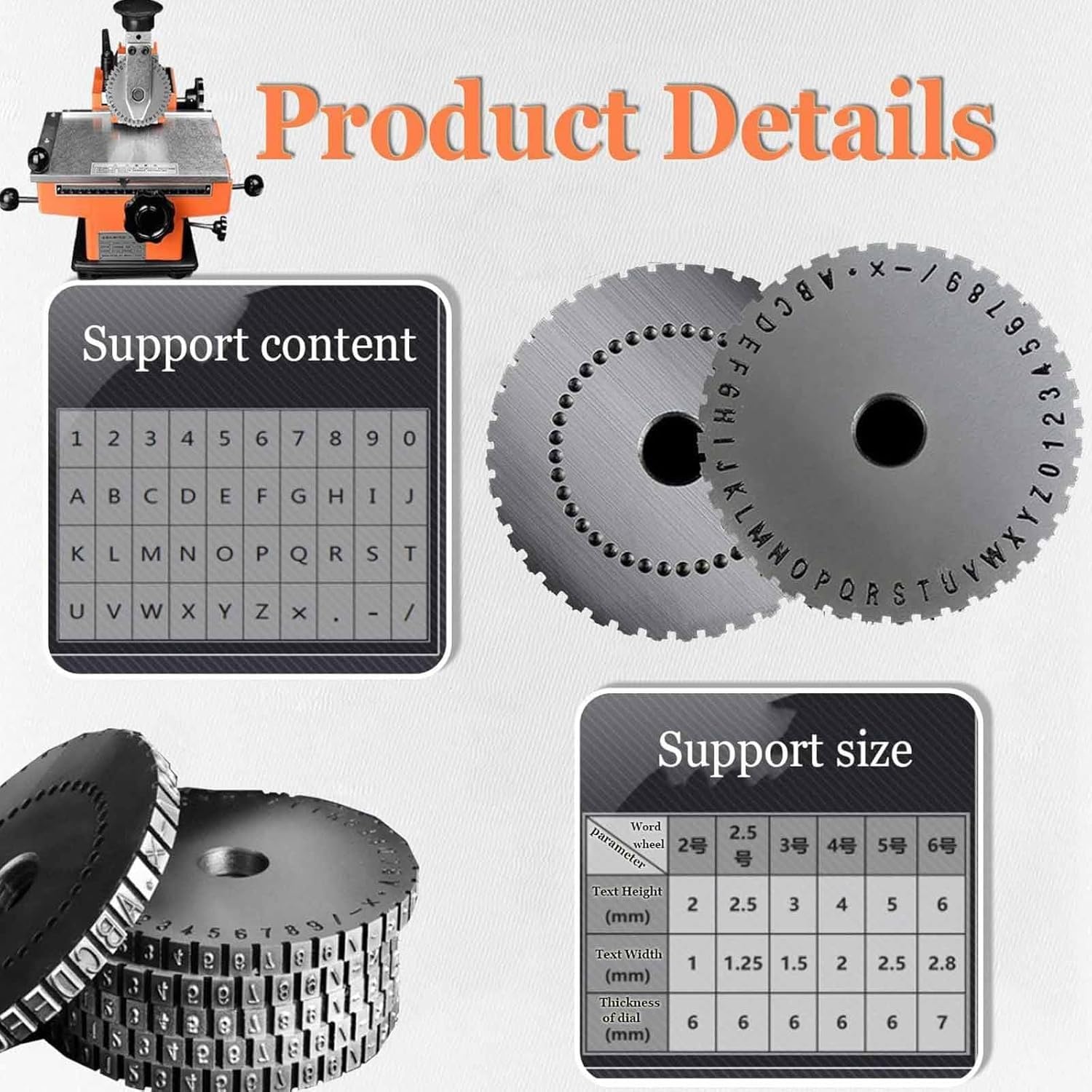 Maszyna do tłoczenia płyt metalowych, półautomatyczna drukarka stemplująca do tłoczenia tabliczek znamionowych, nieśmiertelników i kart
