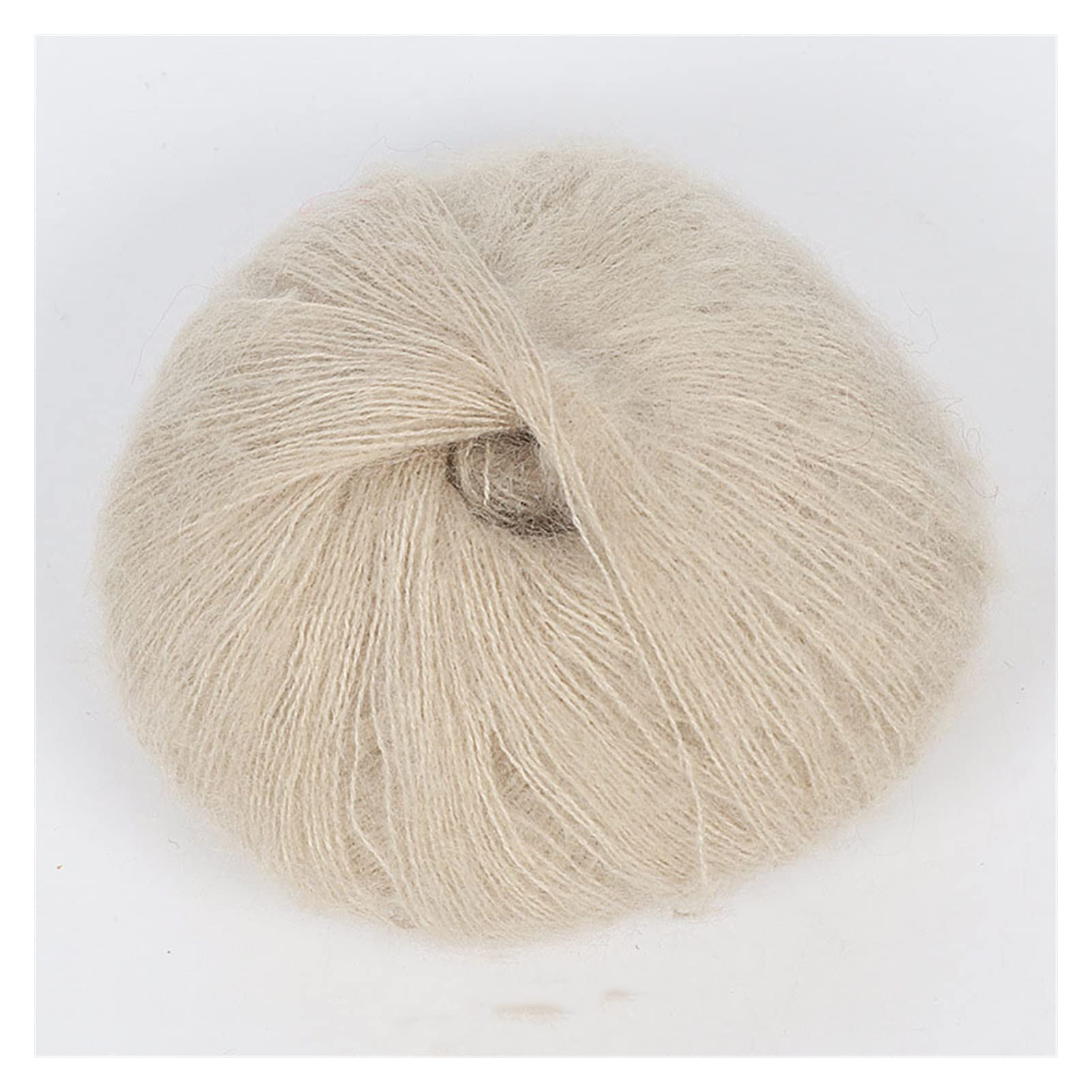 6 unids / 50 g Angola Hilado de Mohair Amoroso Hilo de Punto de Tejer Delgado suéter de bebé de Lana Suave Hilado de Ganchillo for Bufanda de Chal. Ovillos Lanas (Color : 42)