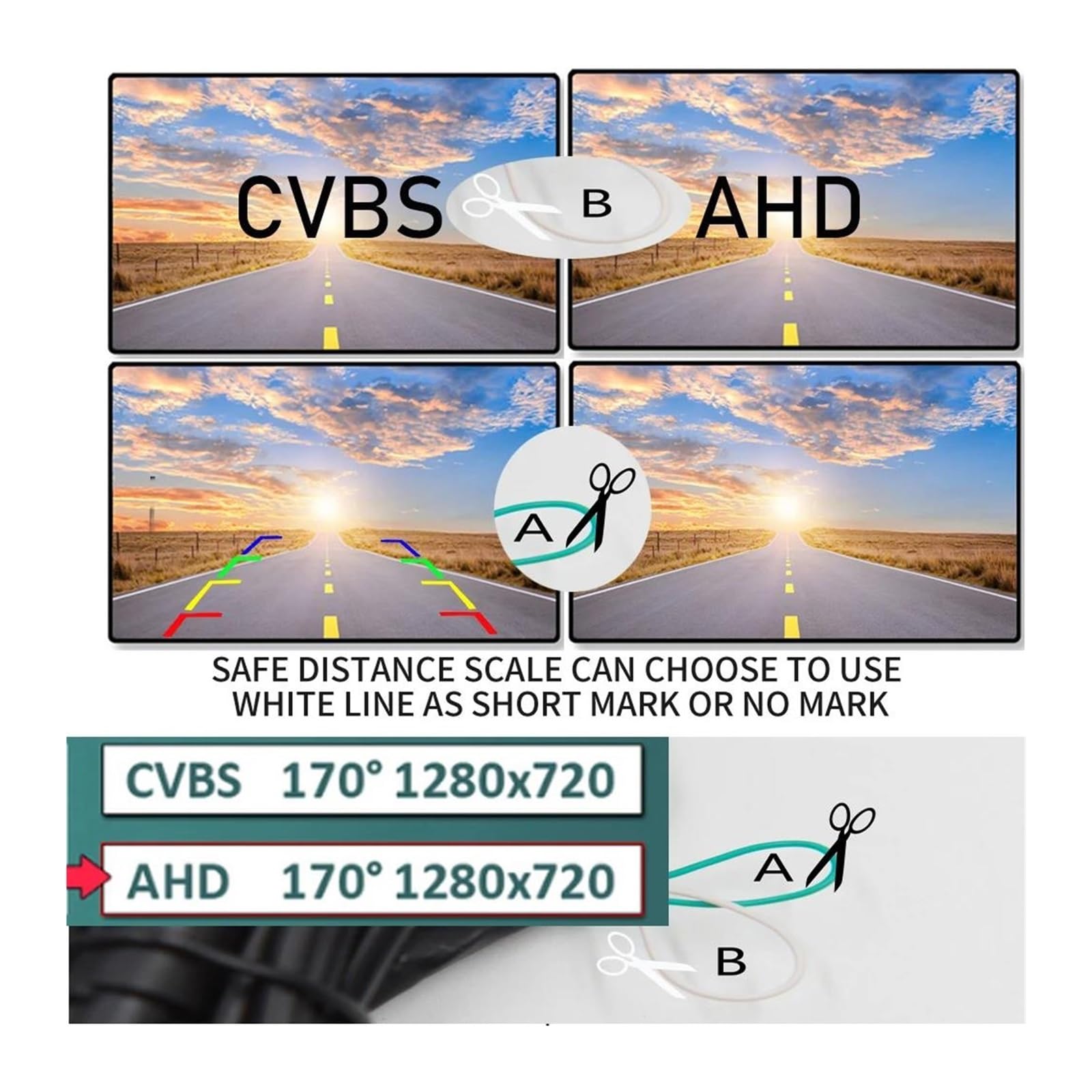 Kit de cámara de Marcha atrás para Hyundai H1, cámara de visión Trasera inalámbrica con Infrarrojos, AHD 1080P y 940 IR.
