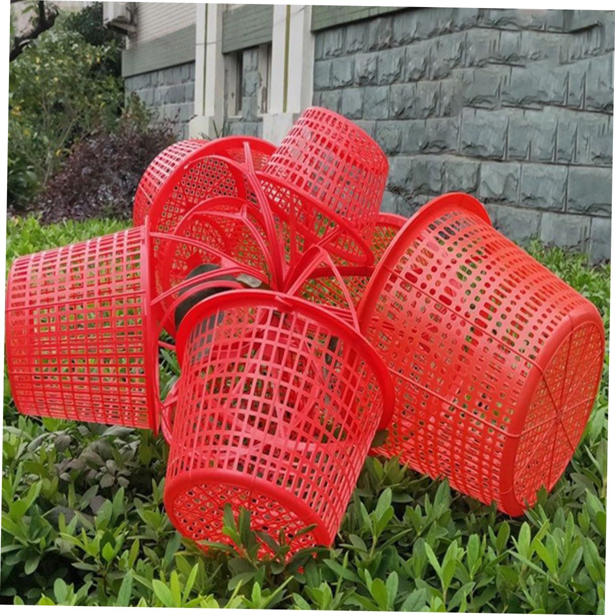 10 Pezzi Cestini Di Frutta in Plastica Cestini Per Bacche E Verdure Contenitori Raccolta Di Fragole E Verdure Per Supermercato E Casa