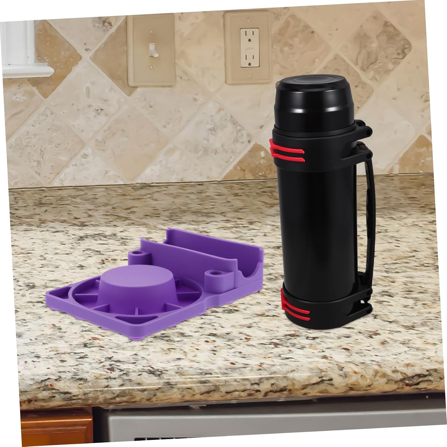 SOLUSTRE Silicone Drying Rack for Water Bottles and Cups High-Temperature Resistant Space-Saving Kitchen Accessory Easy to Clean and Reusable for Tumbler and Travel Cup Drying image 4