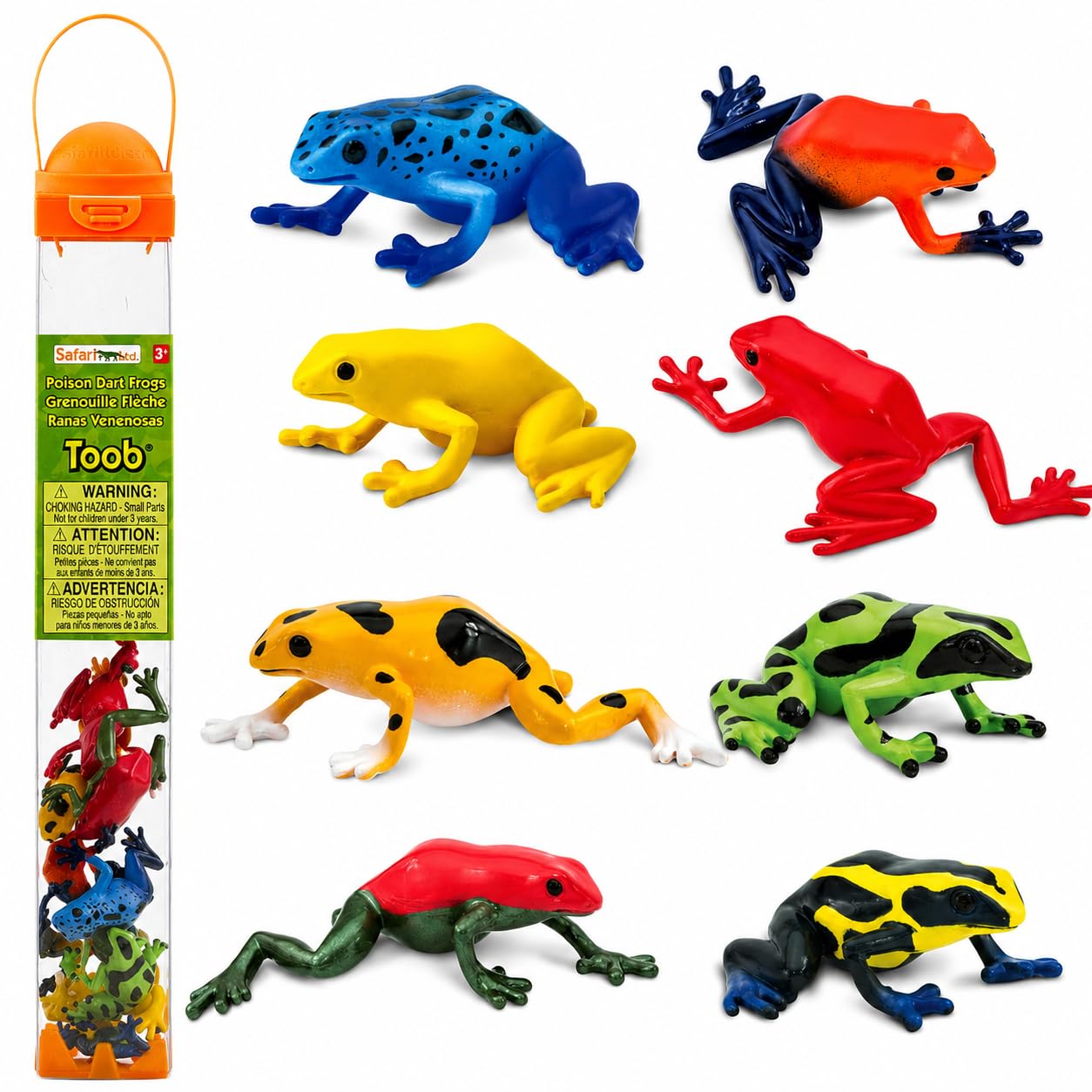 Amazon.com: Safari Ltd. Poison Dart Frogs Toob - Detailed