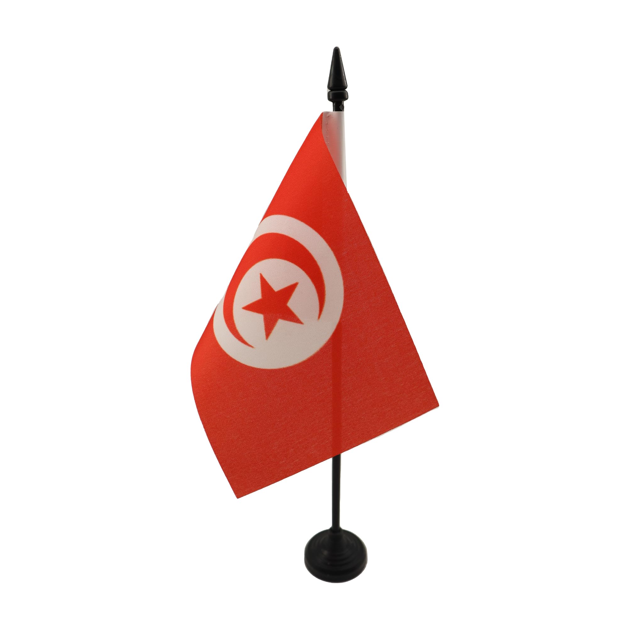 AZ FLAG Tunisia Table Flag 4x6 in 100D Polyester Plastic Base