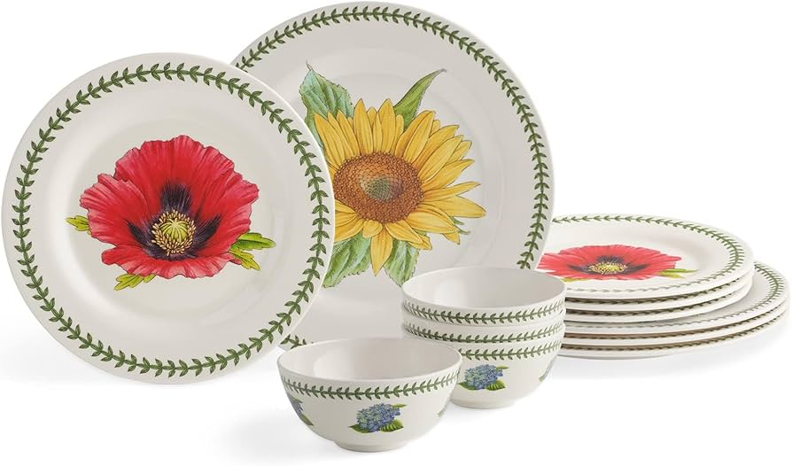 Amazon.com | Portmeirion Botanic Garden 12-Piece Melamine Amazon.com | Portmeirion Botanic Garden 12-Piece Melamine