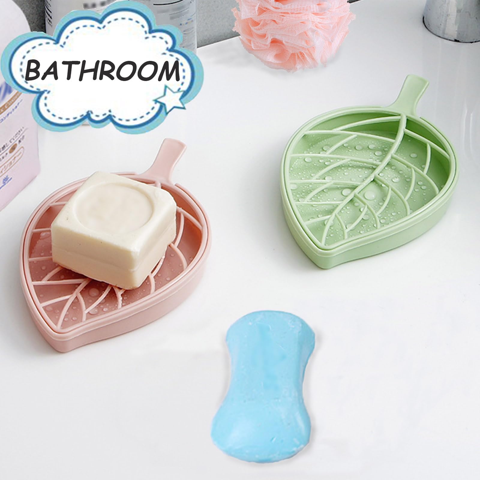 Porte-savon En Silicone Avec Drainage, Porte-savon Pour Salle De Bain