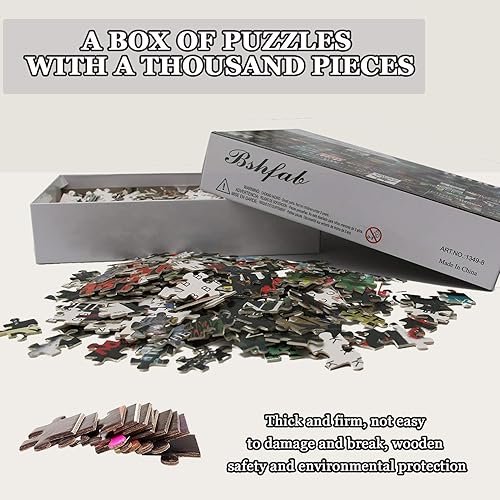 Miniatura 5 de Rompecabezas de 1000 piezas para adultos, rompecabezas de calidad premium, colores intensos e impresión de alta definición, rompecabezas de