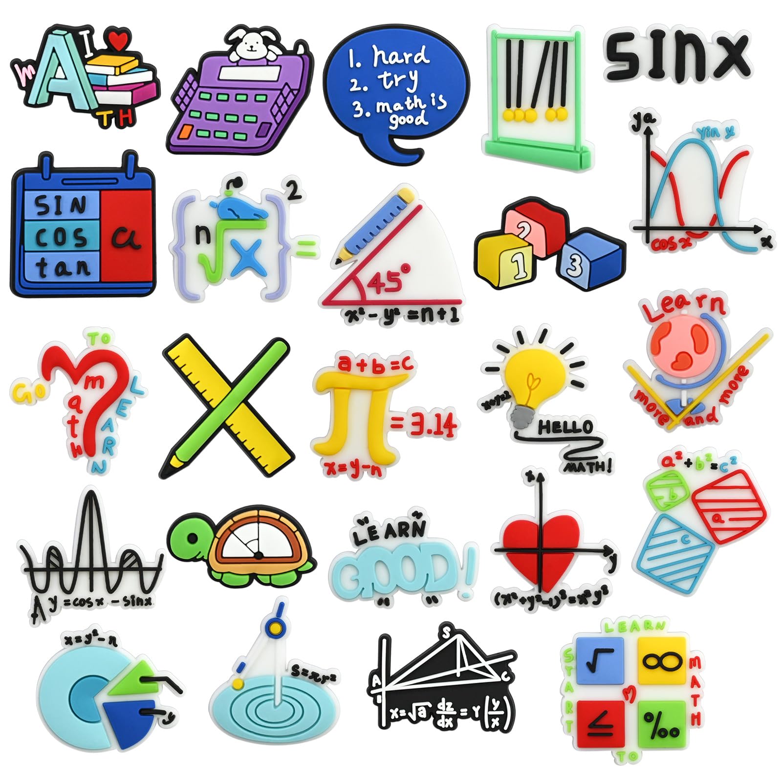 Cute Pins Bulk, Funny Lapel Badge Pins Rubber Brooch Pins for Backpacks, Hats, Bags
