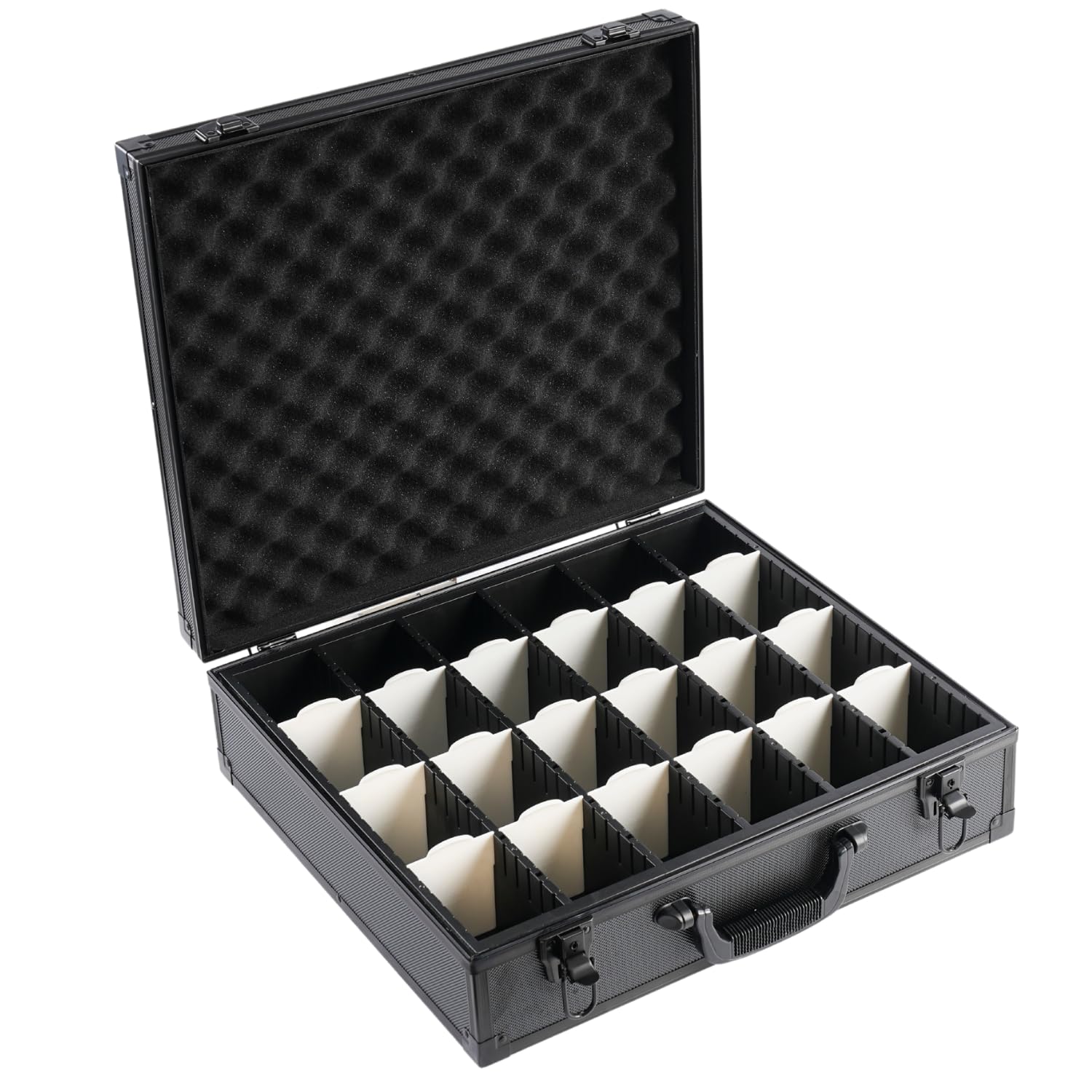 KUOOKING Premium Card Storage Box With Card Dividers For Trading Cards Holds 6000+ Trading Card Storage Box Suitable For Card with Sleeves (XXXXL)