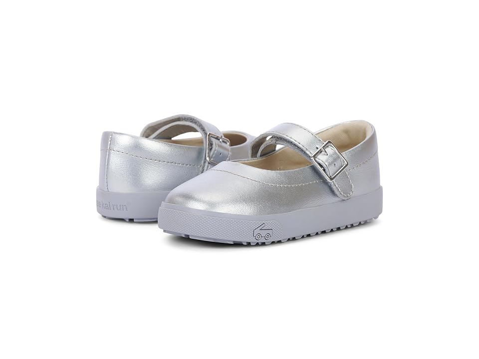 See Kai Run Lucia (Toddler/Little Kid) Girls Shoes Silver : 4 Toddler M, Cotton/Leather