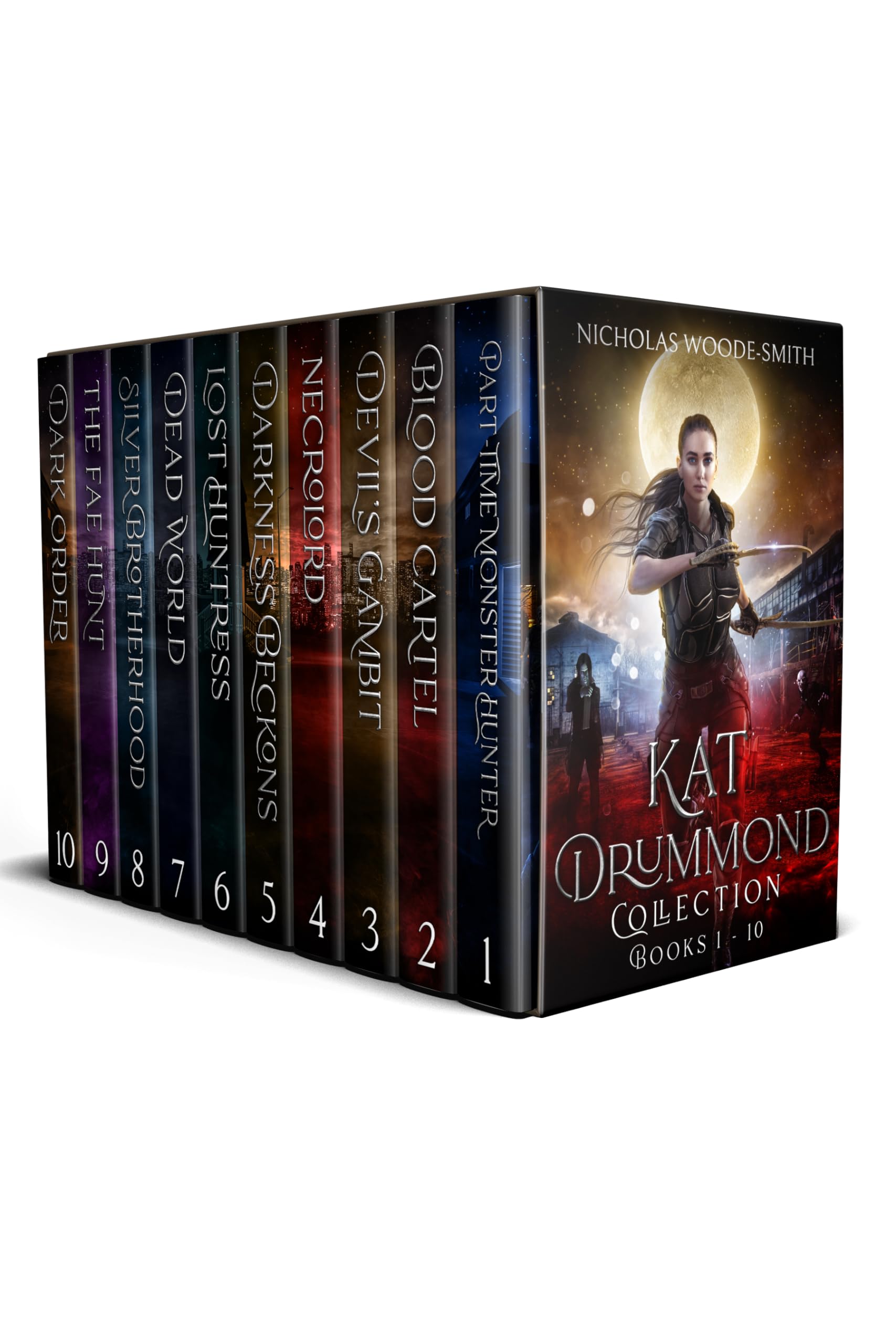 Kat Drummond Ten Book Box Set: A Monster Hunter Urban Fantasy Series (Kat Drummond Complete Box Sets 1)