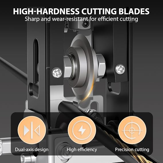 Electric Manual Wire Stripping Machine Cable Stripper Crank Scrap Copper Cutter Manual Wire Stripping Machine Portable Cable Stripper Copper Recycling 2-25mm