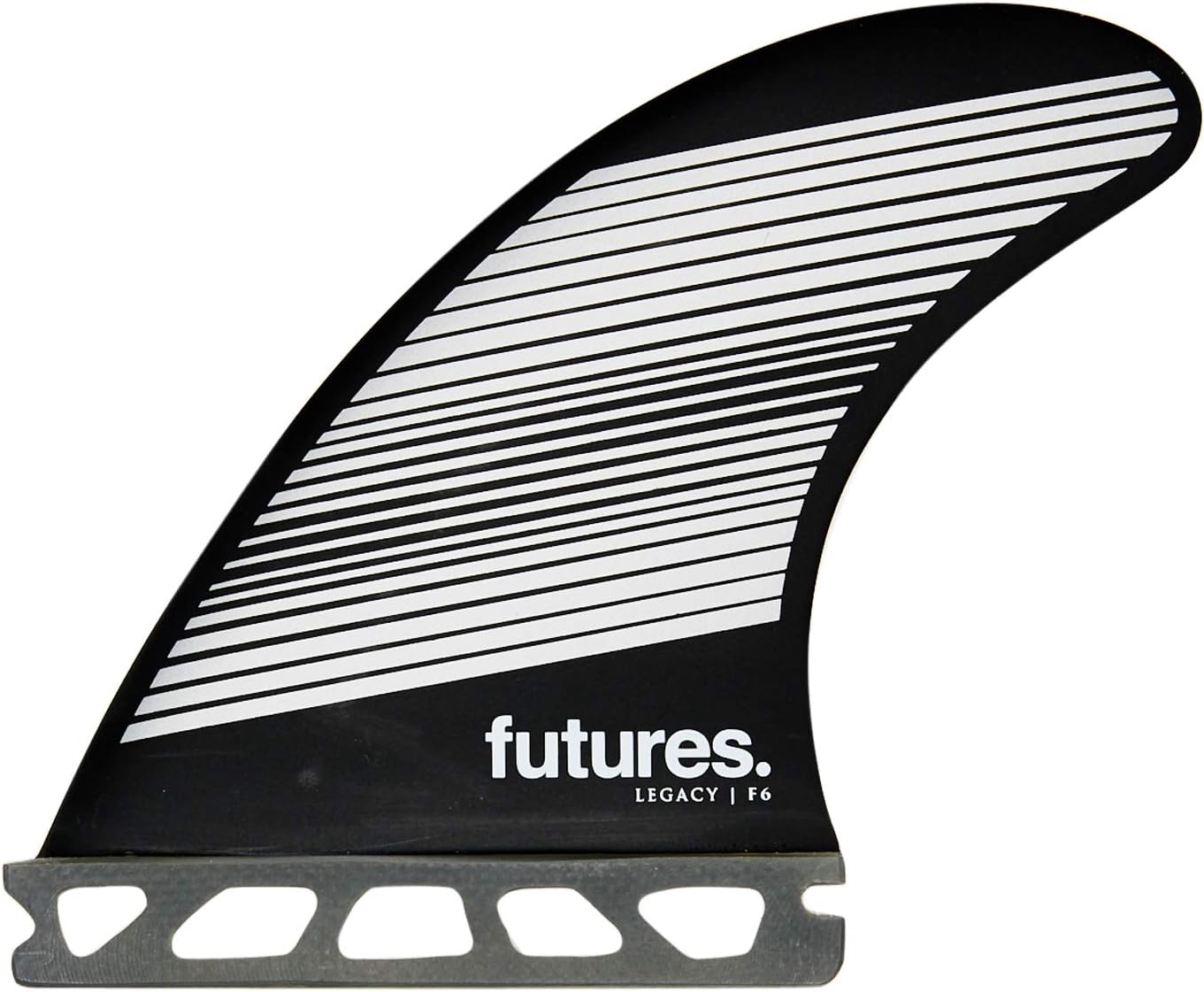 Futures F6 Legacy Thruster Fin Set Gray/Black