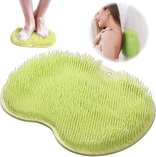 frotteur de Douche pour Pieds et Dos Paillasson Douche