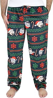 RICK AND MORTY Pajama Pants for Men - Plush Fleece Character Sleepwear - Rick & Morty Adult Holiday Pickle Rick PJ Bottoms