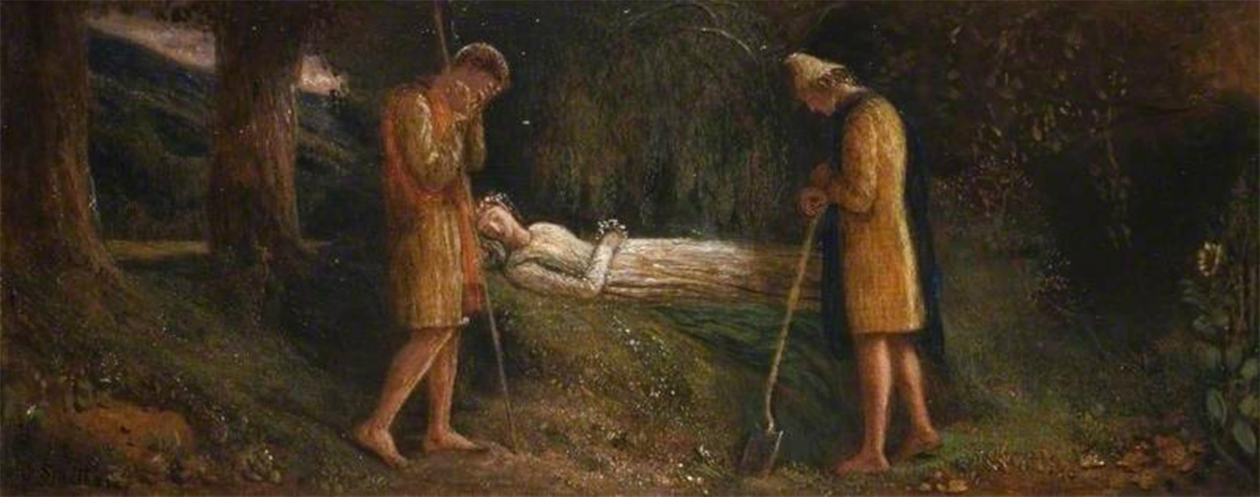 POSTERIIk Vintage Art Print Images Pictures Print Imogen and the Shepherds Smetham Modern Colour Posters for Office Home Decor 60x90cm