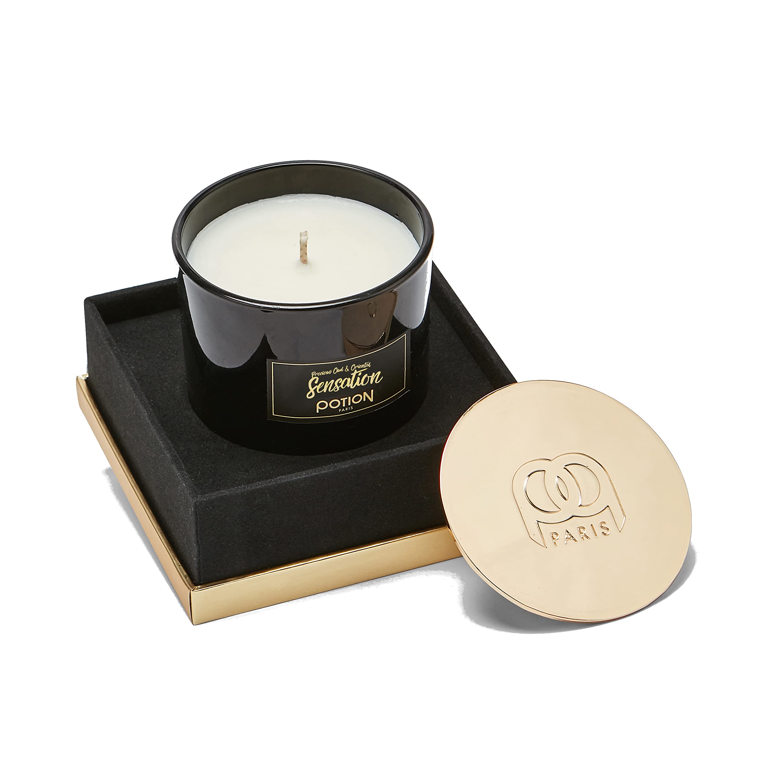 Potion Paris Precious Oud & Oriental Sensation Candle - Luxurious, Cruelty -Free Toxin Free Eau De Parfum Fragrance 540g