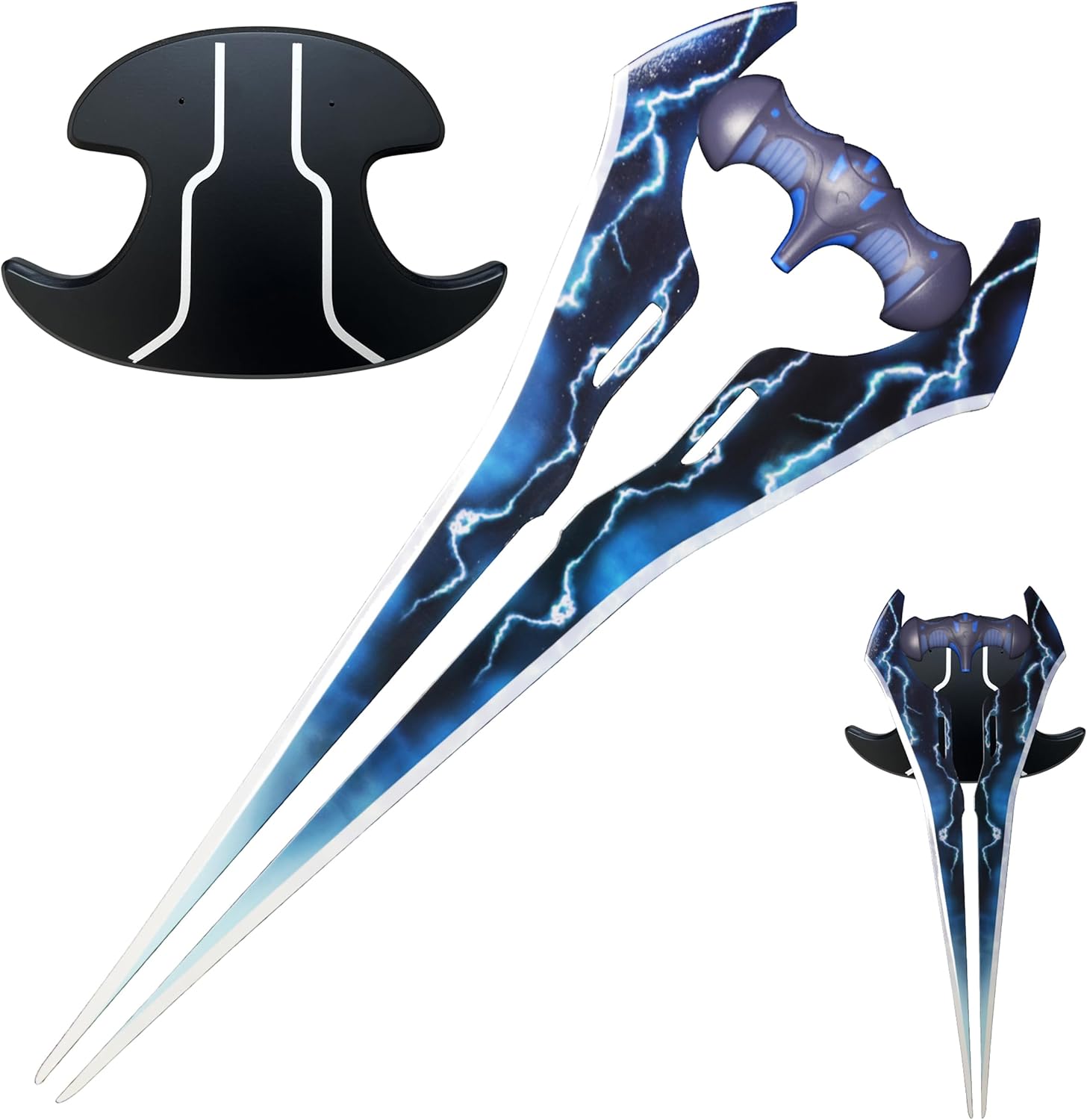 Halo Energy Sword Lightsaber Stainless Steel 26.7-inch Cosplay?Role Playing, Collecting, Gifts Blue