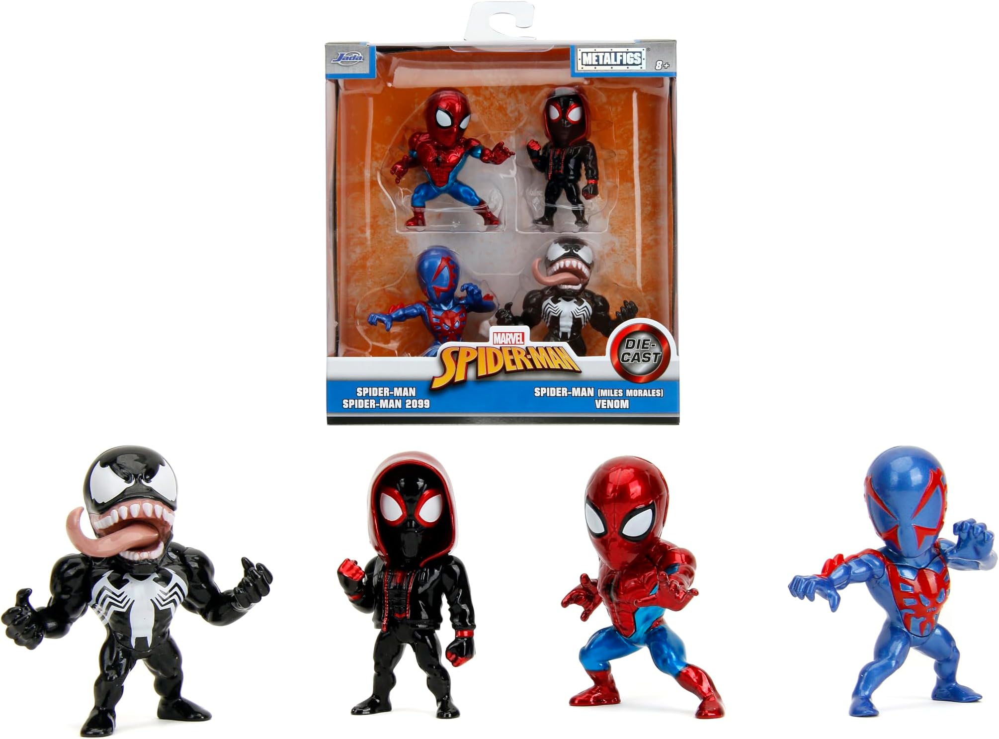 Marvel Spider-Man 2.5 Inch Die-Cast Figure 4-Pack