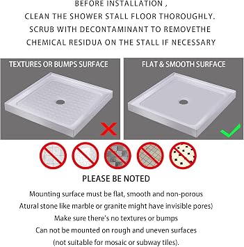 Yimobra Shower Mat 21X21 Inch Square, Non Slip Bathtub Mat with Large Suction Cups&Drain Holes, Soft Fast Dry Shower Stall Mats for Inside Shower, Machine Washable BPA-Free, Bath Essentials, Beige