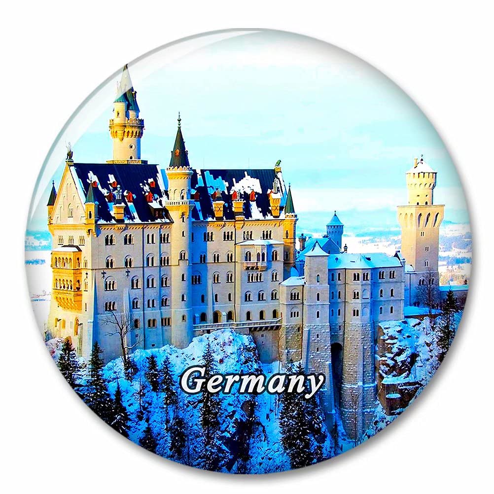 Château Neuschwanstein GERMANY métal magnétique souvenir ALLEMAGNE NEUF Articles