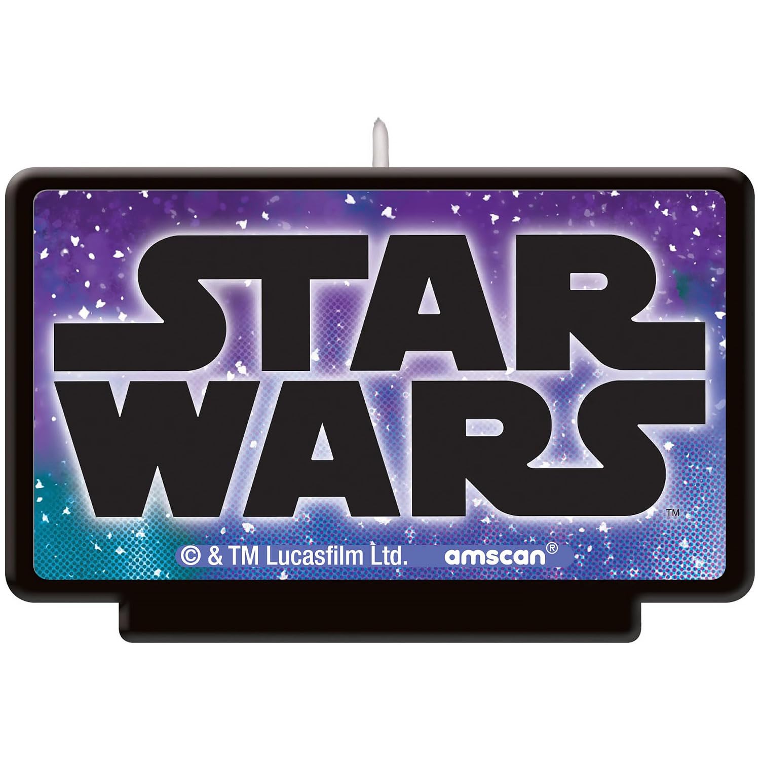 Bougie d'anniversaire Star Wars Amscan 170778 décoration gâteau Galaxy of Adventures enfant