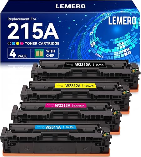 Miniatura 6 de LEMERO 202X - Cartucho de tóner negro compatible con HP CF500X CF500A 202A para impresora Color Laserjet Pro M281fdw M281cdw M254dw MFP M280nw 202X