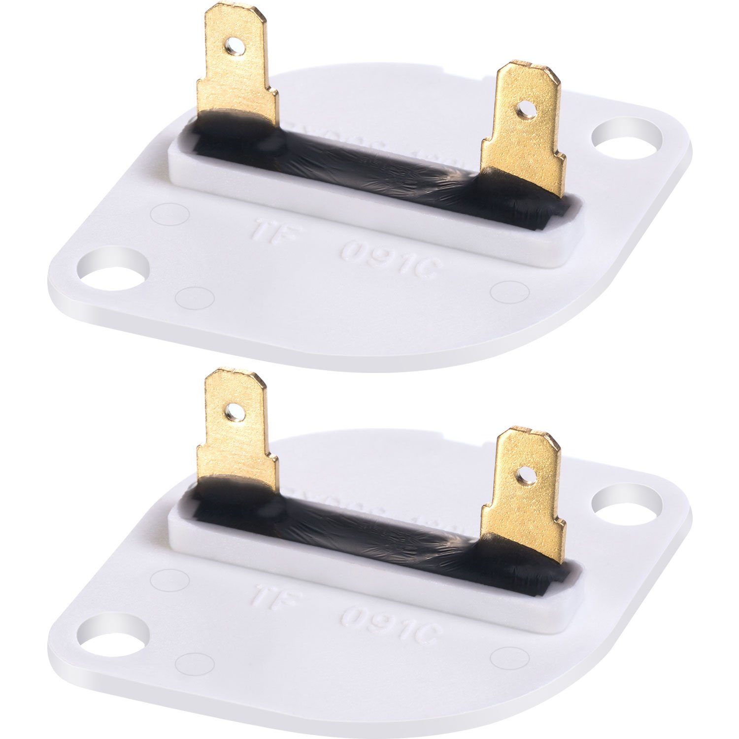 BBTO 2 Pack 3390719/WP3390719 Dryer Thermal Fuse Replacement for 688841, 690198, 279650, 3389639, Compatible with Sears, Kenmore, Kirkland, Kitchen Aid, Roper, Estate, Maytag, Magic Chef