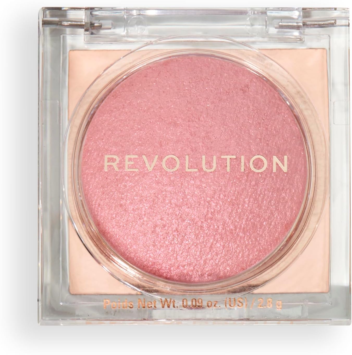 Revolution, Beam Bright Blush, Blendable & Buildable Face Powder Blush, Luminous Finish for Radiant Cheeks, Vegan & Cruelty-Free, Pink Party, 0.09 Oz