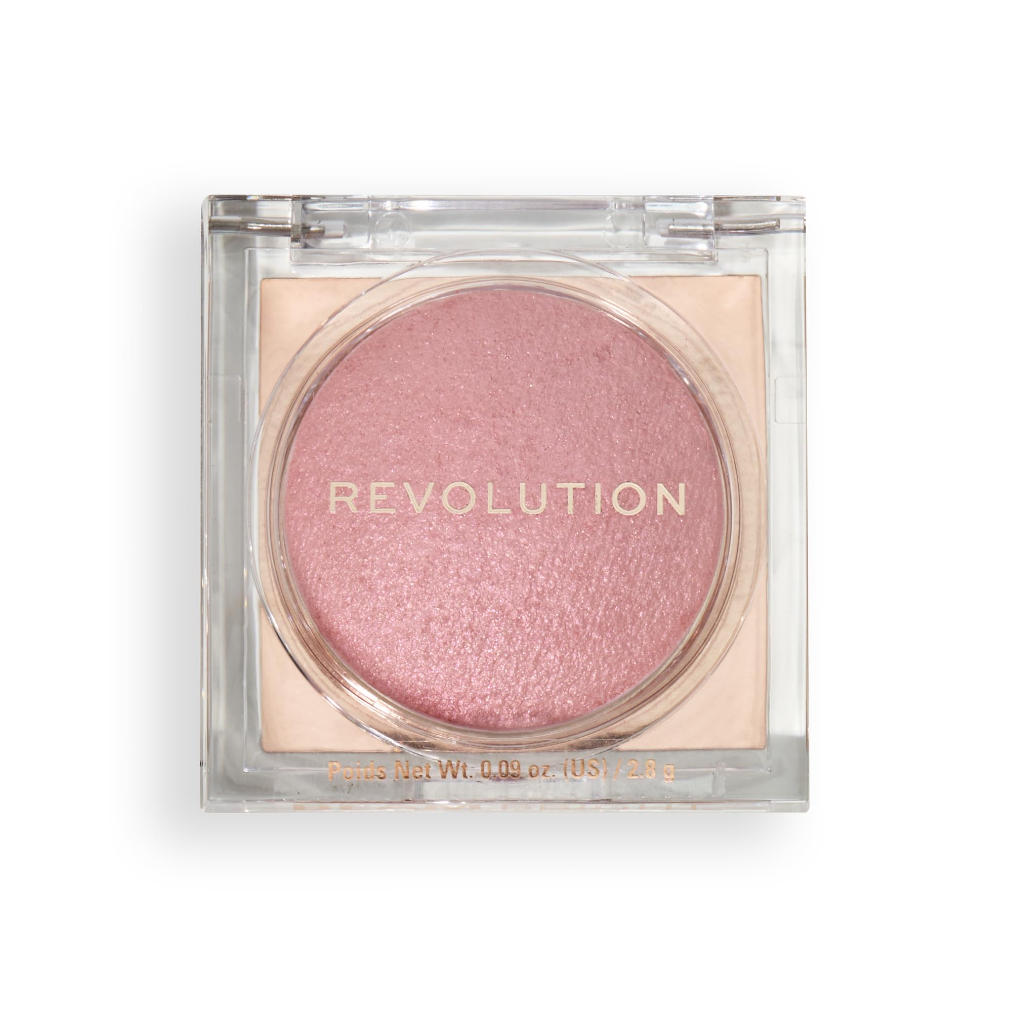 Revolution, Beam Bright Blush, Blendable & Buildable Face Powder Blush, Luminous Finish for Radiant Cheeks, Vegan & Cruelty-Free, Pink Party, 0.09 Oz