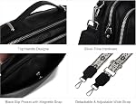 Sac pour le corps,Poignée Convertible et Satchel pour les femmes A5,iPad mini,long portefeuille; organisateur léger pour le travail, les voyages et les week-ends