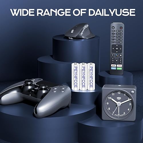 Miniatura 6 de Baterías AA recargables de 1500 mAh, batería solar AA NiMH de 1.2 V para luces solares al aire libre y dispositivos domésticos, alta capacidad