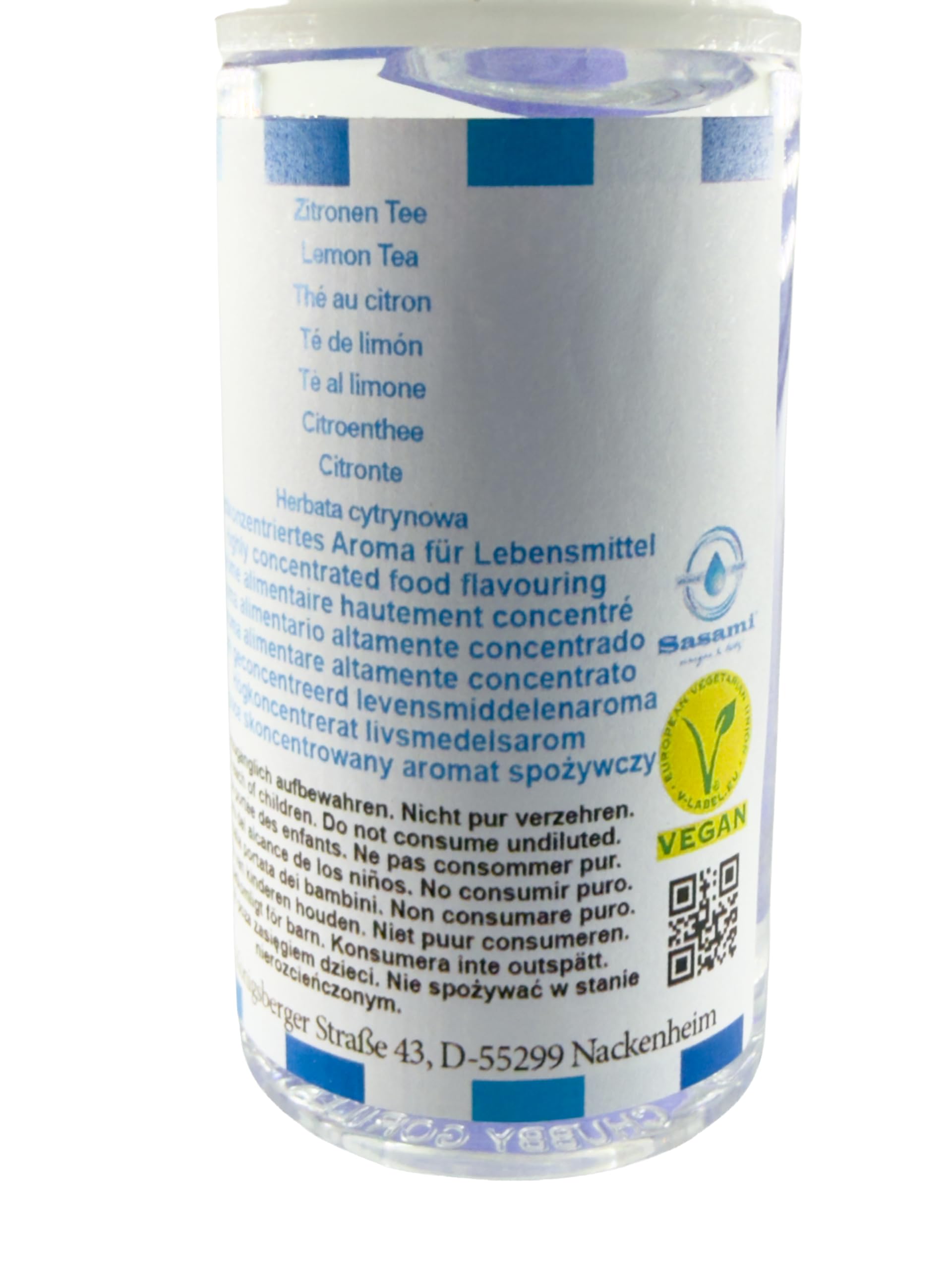Zitronen Tee Aroma Konzentrat - Vegan - Sasami - 100ml
