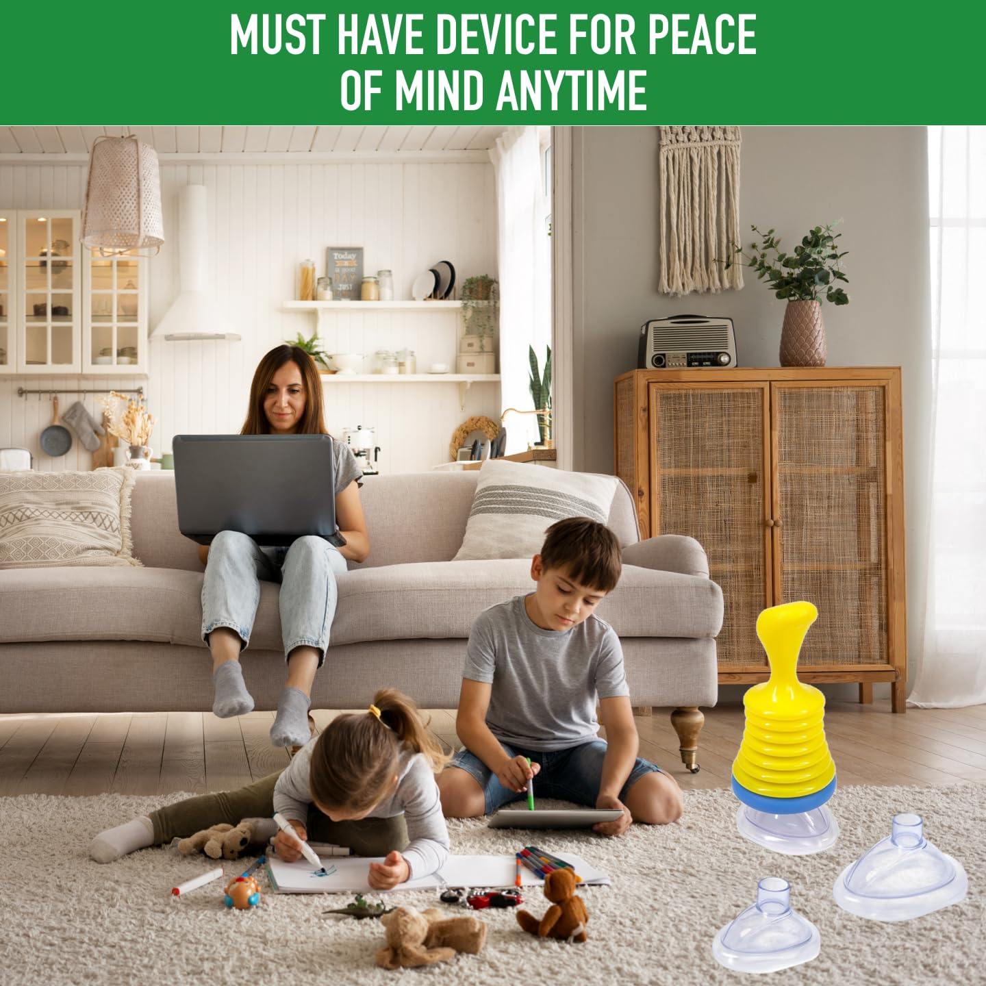 Anti-Choking Device – Choking Rescue Suction Kit for Kids & Adults | First Aid Airway Clearing Device for Home, Travel & Emergency Use | Includes Emergency Instruction Manual | Yellow — Amazon image 7