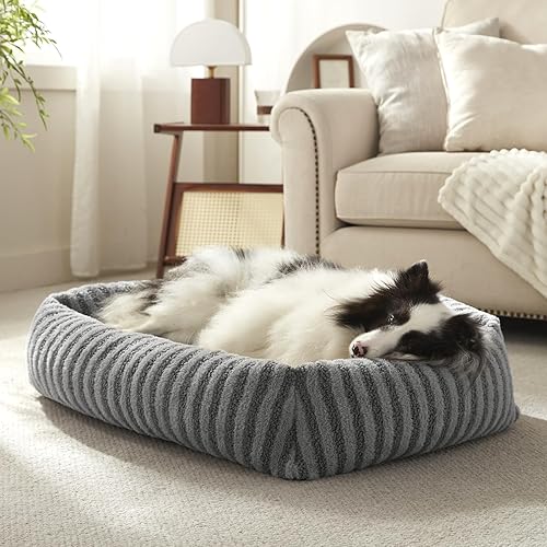 Miniatura 12 de MIXJOY Camas para perros pequeños y gatos, cama lavable para perros con funda extraíble, cama suave y relajante para gatos de interior, sofá cama