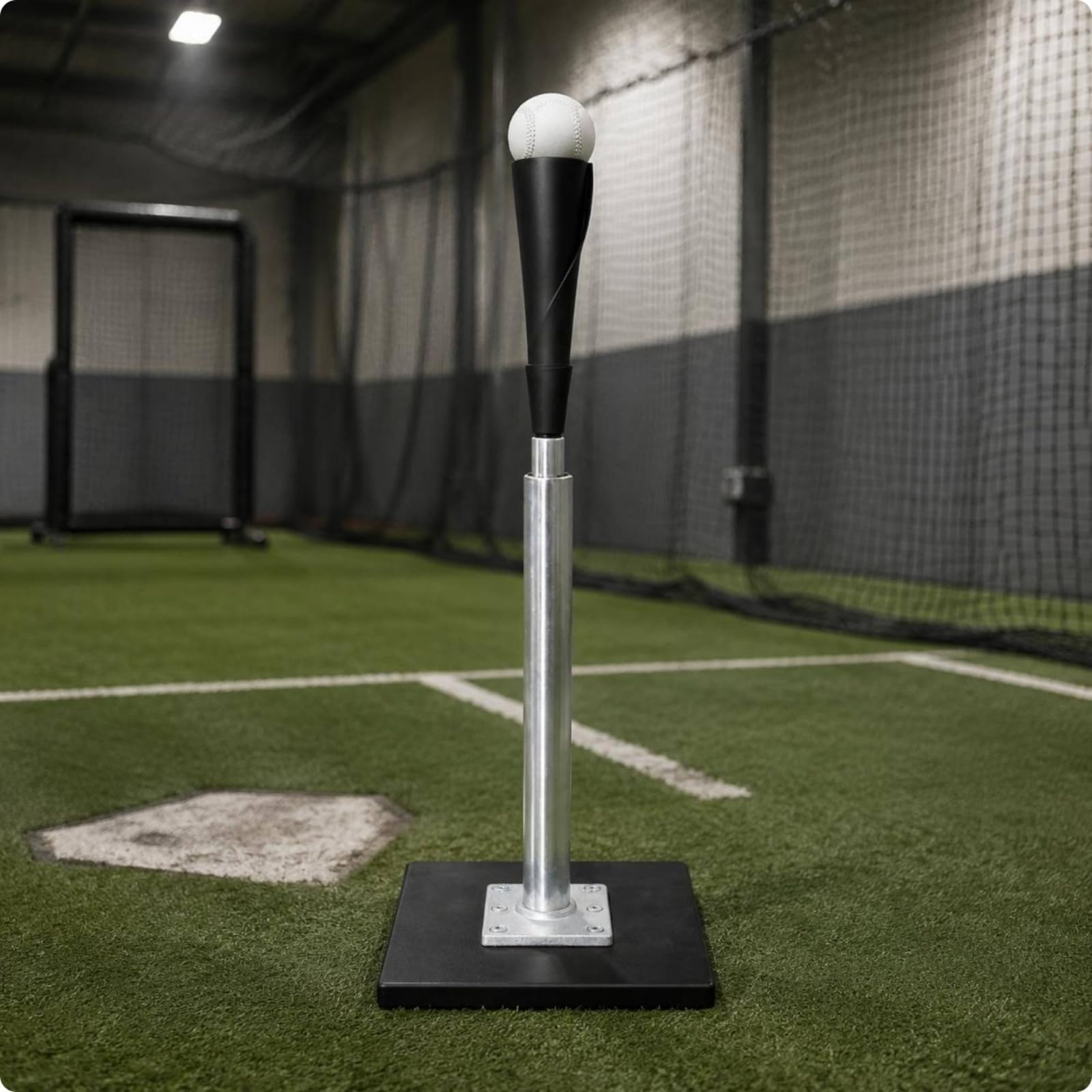 Qianly tee Béisbol Entrenamiento tee Bateo Ajustable Soporte Práctica Béisbol para Principiantes