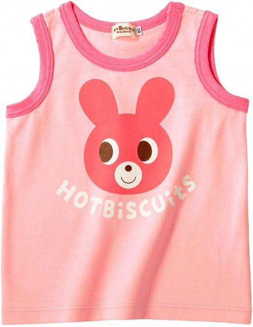 Amazon Co Jp ミキハウス ホットビスケッツ Mikihouse Hot Biscuits お顔がドン キャラクタータンクトップ 80cm 1cm 72 5101 950 ファッション