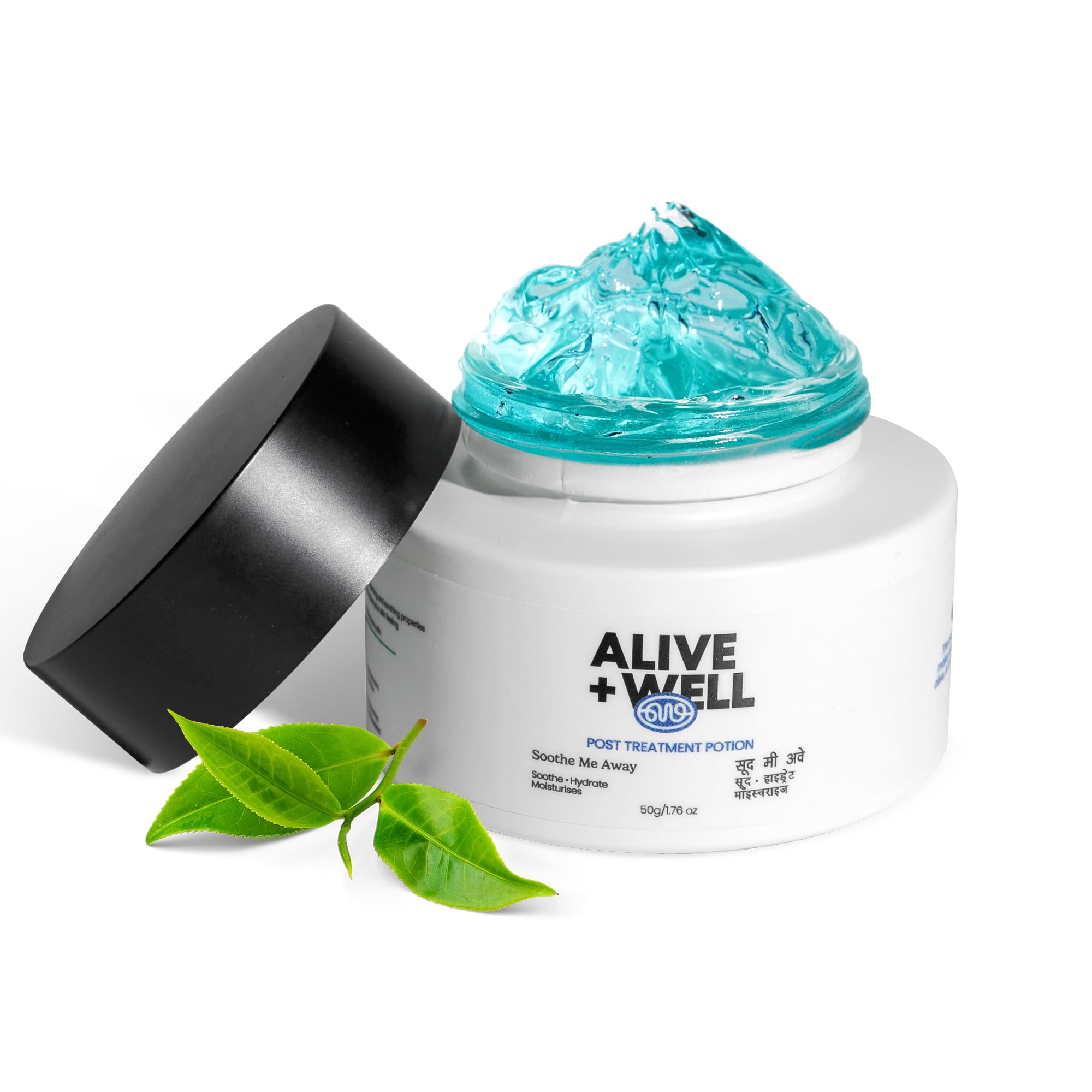 Alive + Well Soothe Me Away Super Light Fast Absorbing Gel, with Centella Asiatica and Rosemary, Crafted By Dermatologists for Long Lasting, Instant Hydration, Non Sticky, for Men & Women - 50gm