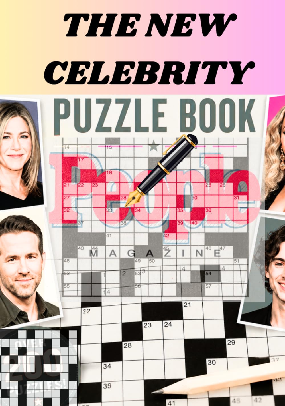 The Newcelebrities crossword puzzle book: Fun ,Trivia, & Brain-Boosting Word Challenges