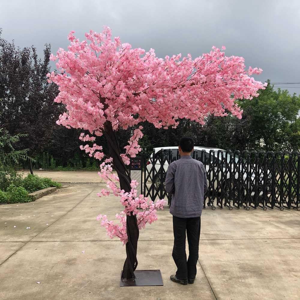 Pink Sakura Artificial Cherry Blossom Tree Wishing Tree for