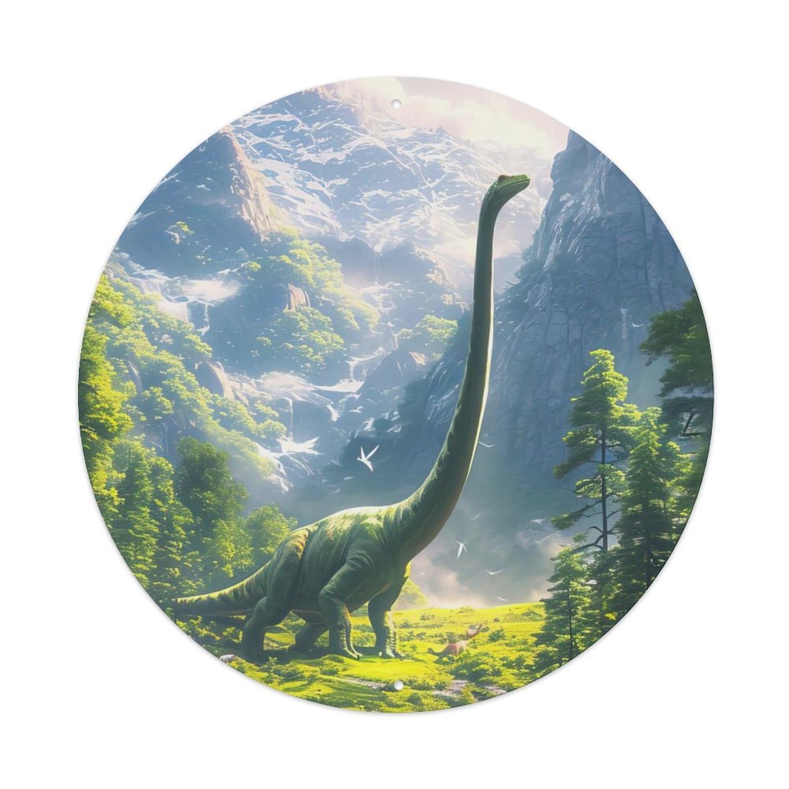 Dinosaur Brachiosaurus Prehistoric Dinosaurs Metal Tin Sign