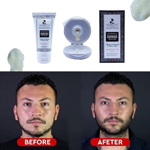 Miniatura 4 de MEL BROS CO Bálsamo para Cultivar Barba y Bigote 2oz - Biotina y Queratina