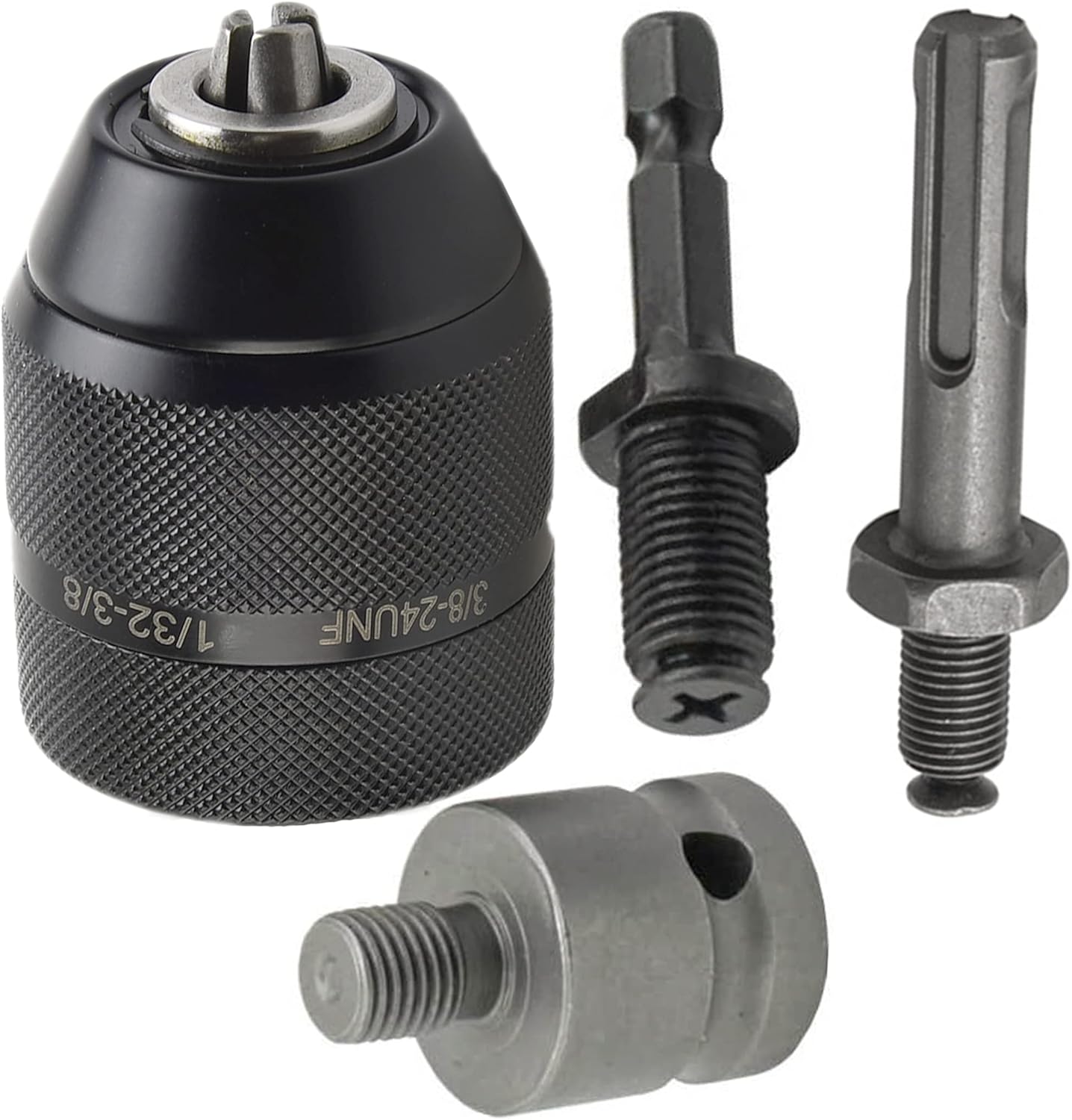 KEWAYO 0.810mm Keyless Chuck,Professional Heavy Duty Keyless Drill