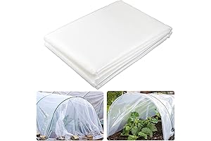 Ultra Clear 6 Mil UV Resistant Plastic for Greenhouses - 6.5' x 9.8'