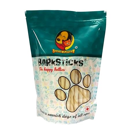 Foodie Puppies Twisted Dog Chew White Munchy BarkSticks (2 Kg)