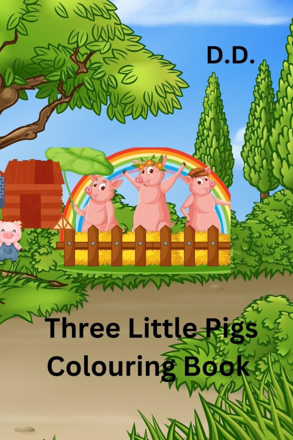 Three Little Pigs Colouring Book: for children