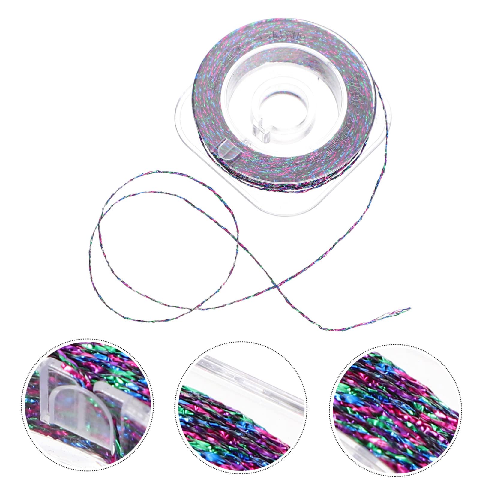 BESPORTBLE 2 Rolls Fishing Rod Rings Guides Fixing Line Multi-Functional Guide Tie Wire for Fly Fishing