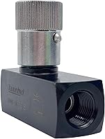TAIXINHYD 3/8" NPT 5800 PSI Hydraulic Needle Valve - Two-Way Throttle Check for Oil, Gas & Hydraulics