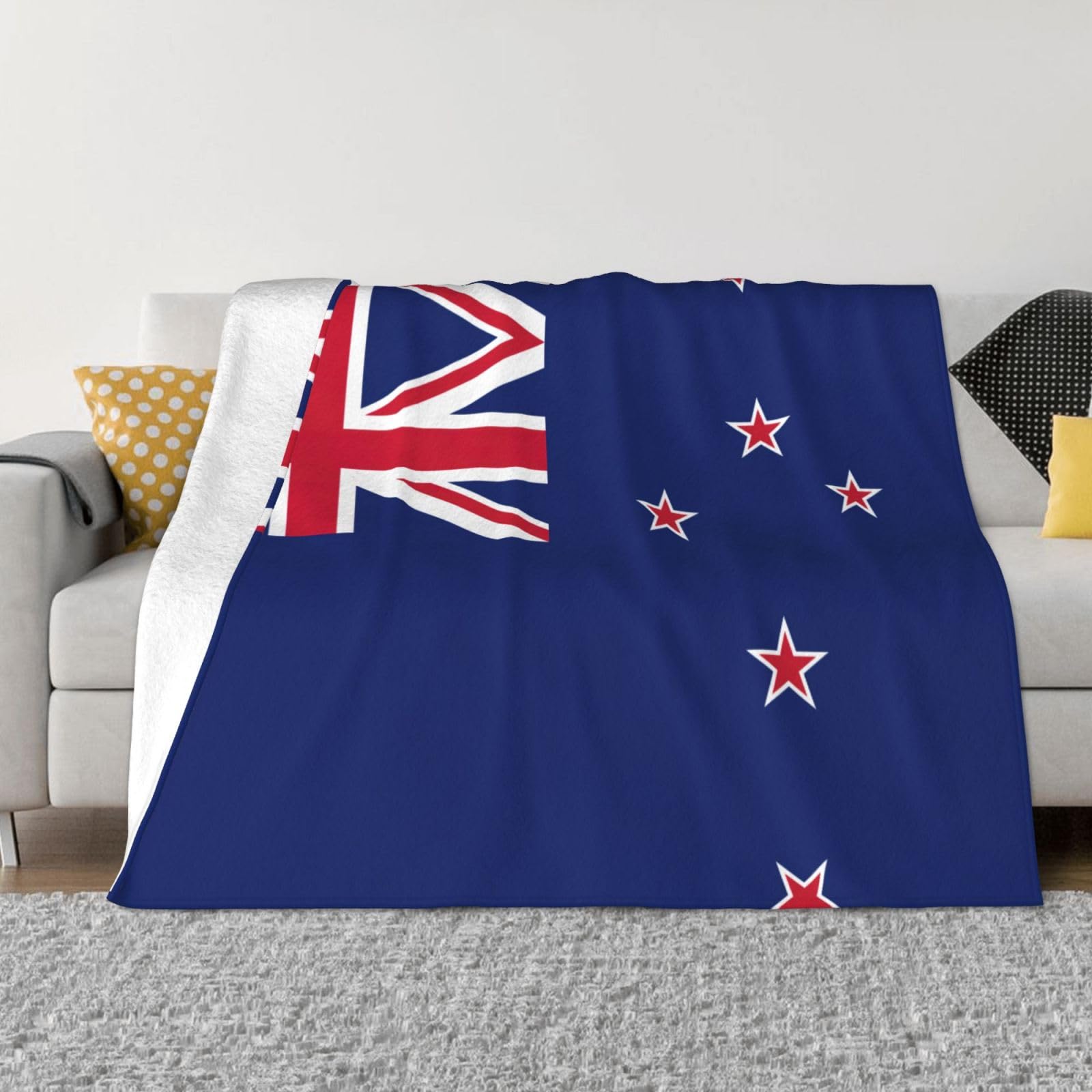 Plaid Nouvelle-Zélande en flanelle pliable pour soirées cocooning