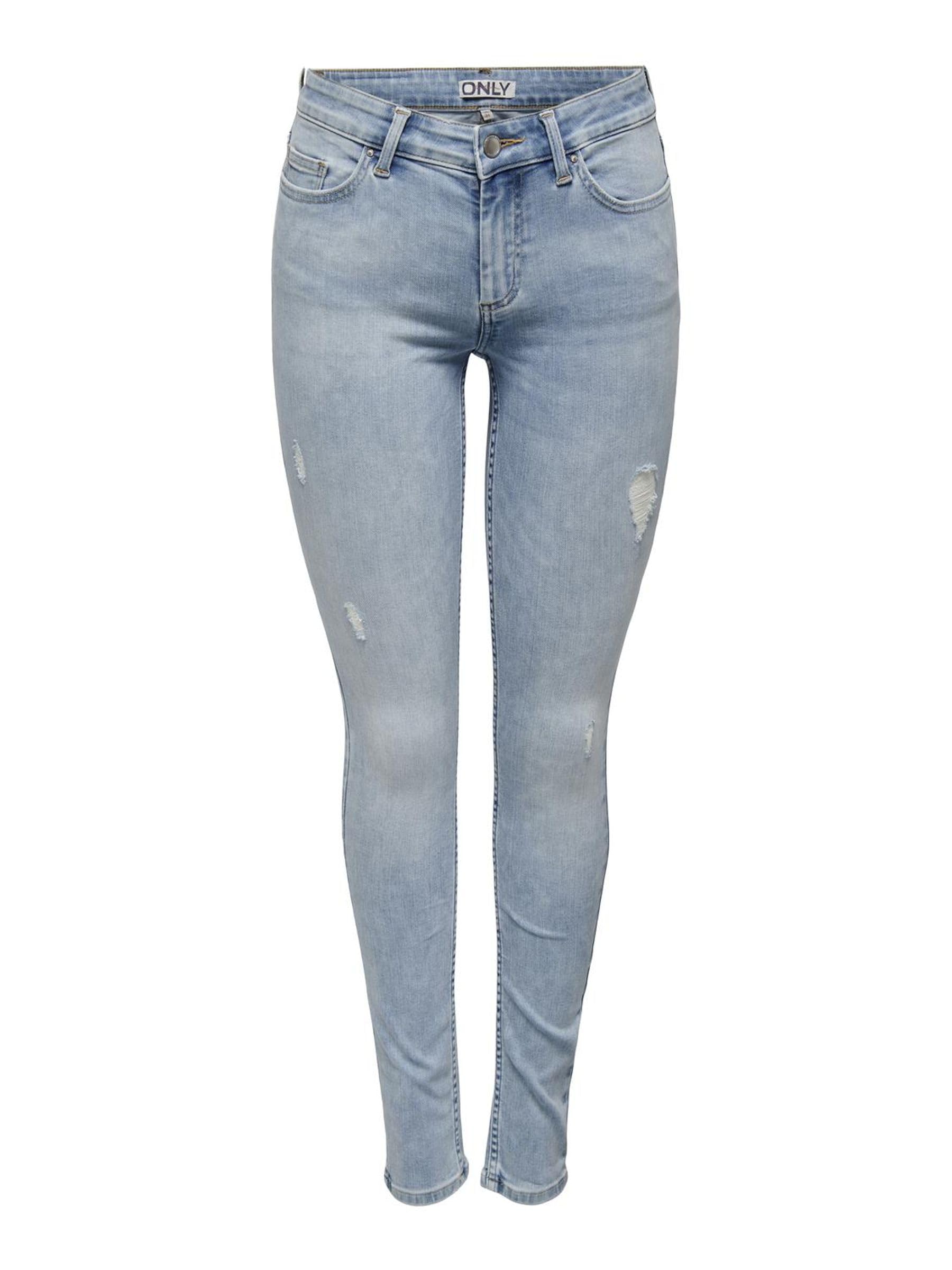 ONLY Female Skinny Jeans ONLBLUSH Mittlere Taille Skinny Fit Jeans