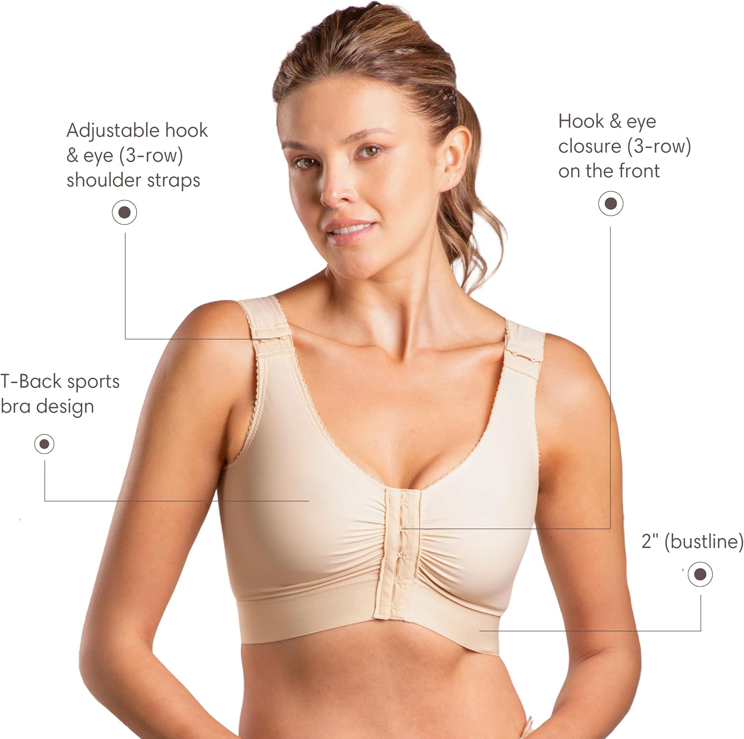 Isavela Breast Surgery Support Bra w/Seamless Cup (BR08)